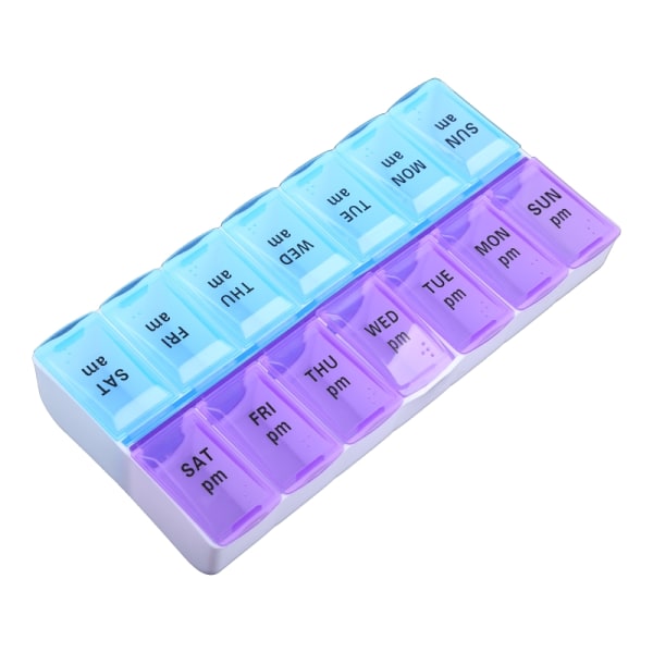 Praktisk tablettfodral med 14 case Dosett L
