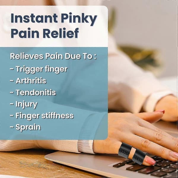 Lillfingerskena (2-pack) Triggerfingerstöd för barn, liten, lillfingerskena SZTCLV