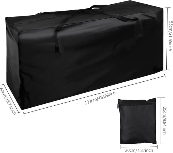 [DT]Vandtæt opbevaringstaske til sofapuder - 122x40x55cm stoforganisator