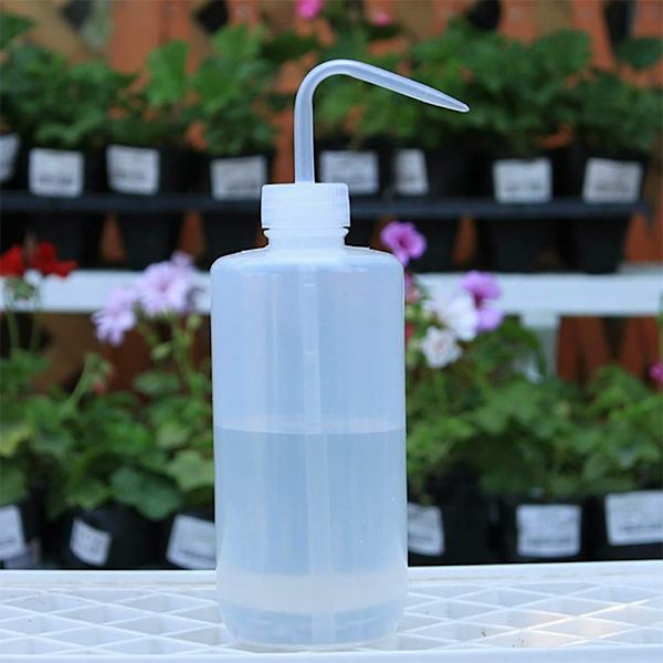 500 ml växtkruka vattenkanna plast pip kläm flaska med skala