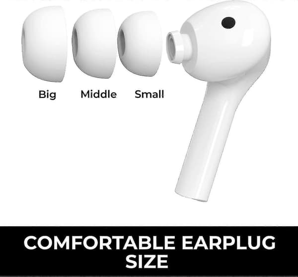 Bluetooth-headset hög kvalitet lång batteritid stort batteri in-ear high-end brusreducerande hörlurar för män och kvinnor black