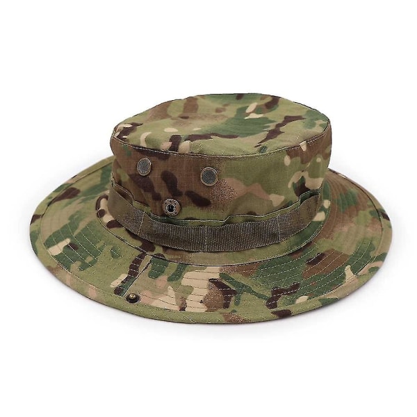 Hatt Jakt Fiske Utomhus Camouflage Cap Bred Brätte Militär
