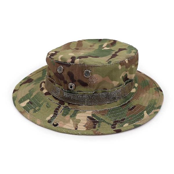 Hatt Jakt Fiske Utomhus Camouflage Cap Bred Brätte Militär