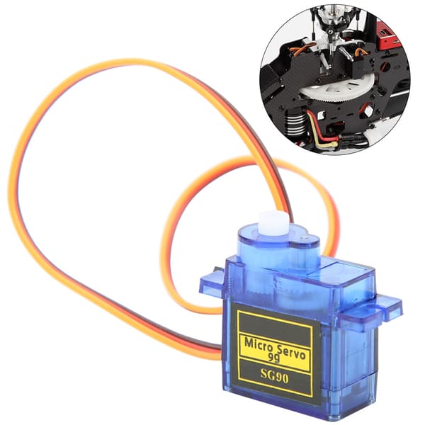10 stk SG90 9G Mikro Servo Motor Tilbehør til 6CH RC Helikopter Fly Kontroller Blå