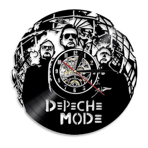Depeche mode väggklocka för vinylskivor