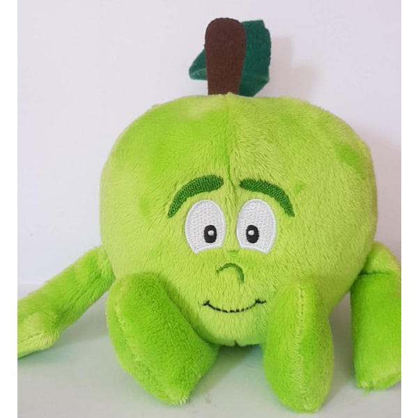 Söt tecknad frukt grönsak plysch leksak docka Apple pendant