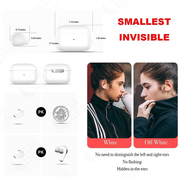 Invisible Earbuds Mini Hidden Bluetooth Headset Trådlöst