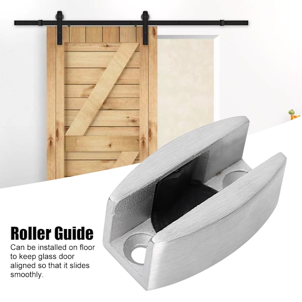 304 Rustfritt Stål Rulleføring Hardware for Skyvedører