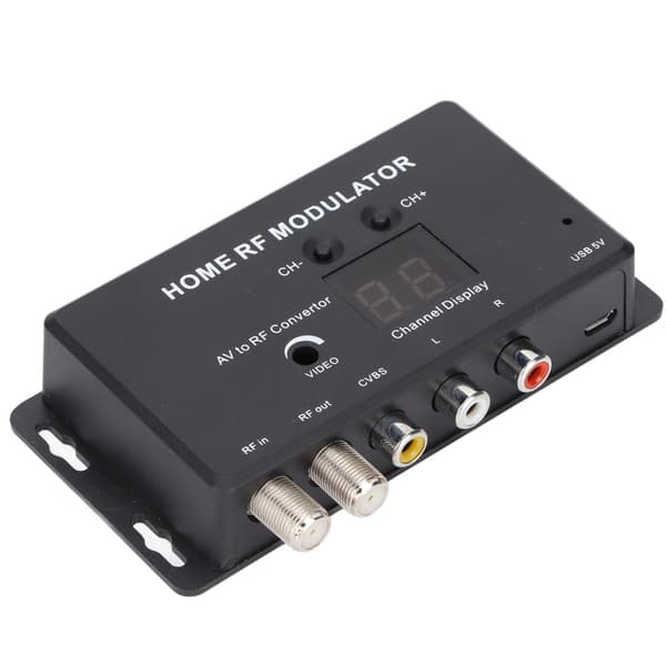 UHF Modulator Audio Video til RF Kanal for DVD Afspillere Spil Digitalt Udstyr