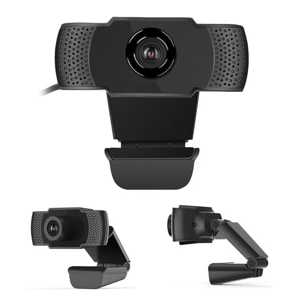 1080p Sort Webcam med Indbygget Mikrofon USB X22