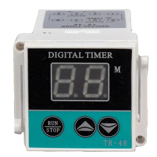 Elektrisk ovn tidsrelé TR-48 Ovn tidsrelé Intelligent digital timer (99-minutters timer) White