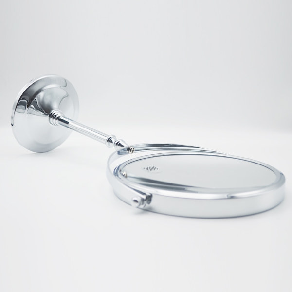 8In 5X 7X 10X Makeup Mirror 360 Mirror 8" vit utan LED white without LED