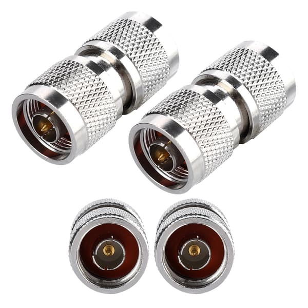 N Typ Hane till N Typ Hane RF Koaxial Antennadapter 2-pack