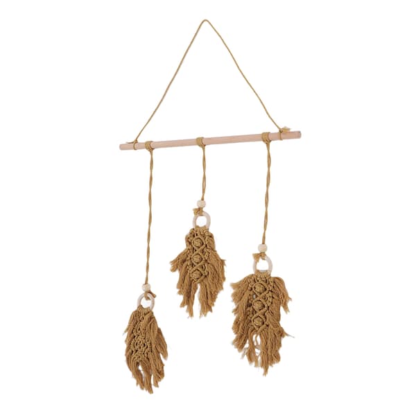 Boho Macrame Vægophæng Gobelinvæv Håndvævet Kunstindretning til Stue Soveværelse