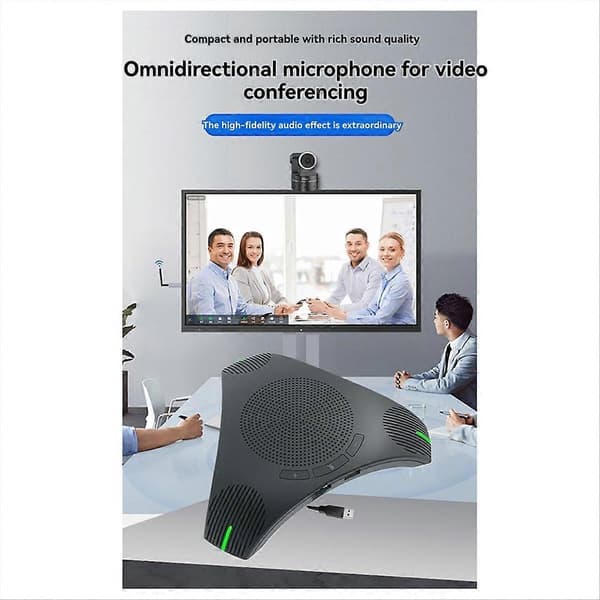 -M04 USB Højttalertelefon Konferencemikrofon Omnidirektionel[dt]