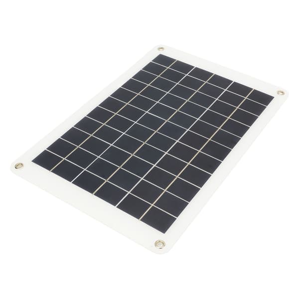 Bærbar 15W solcellepanellader for telefon og bilbatteri