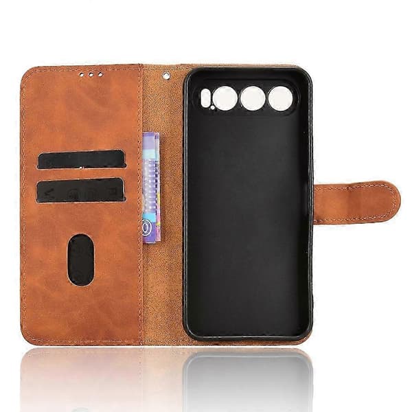Kompatibel med ZTE nubia Air Läderfodral, Hudkänsla, Anti-fall, Plånbok, Flip Telefonfodral