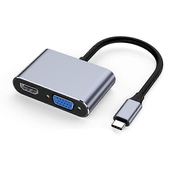 USB-C Multiport Adapter til USB 3.0, 4K HDMI og USB-C 3.1 dockingstation