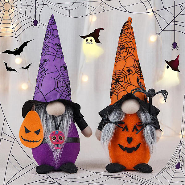 Halloween Layout Rekvisita Dekoration Spider Skull Ansiktslös Gammal