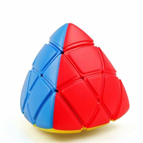 Stickerless Magic Speed Puzzle Cube Pyramid-formad Brain Teaser
