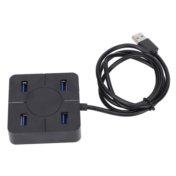4 Port USB 2.0 Hub 480Mbps Højhastigheds Multipurpose Laptop Tilbehør