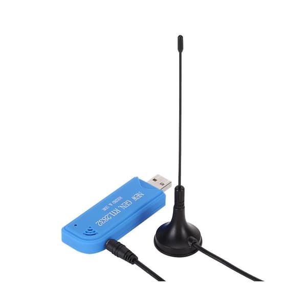 25 MHz til 1760 MHz mottaker for SDR RTL2832U R828D A300U FM mottaksfrekvens Blå