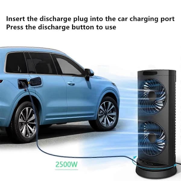 V2L-laddare för typ 2-kontakt bilurladdning EV-kabeladapter