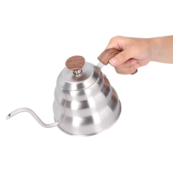 Rustfritt stål Svanhals Kjele 1L Kaffe Te Vannkoker