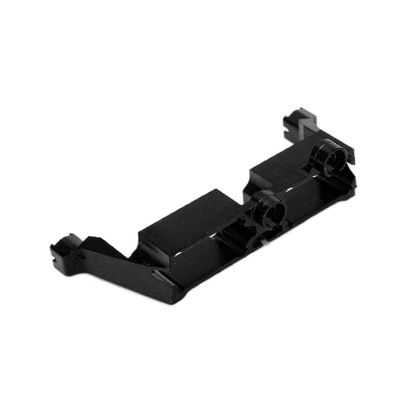 Differentiallåsfæste Aluminiumlegering servofæste til Traxxas TRX4 1/10 RC Bil Sort
