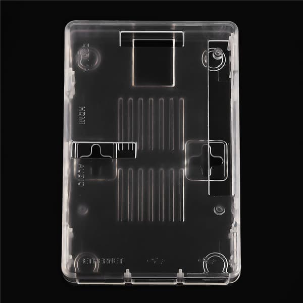 Gjennomsiktig ABS-kabinett med 2 kjølevifter for Raspberry Pi 3B 2B Plus
