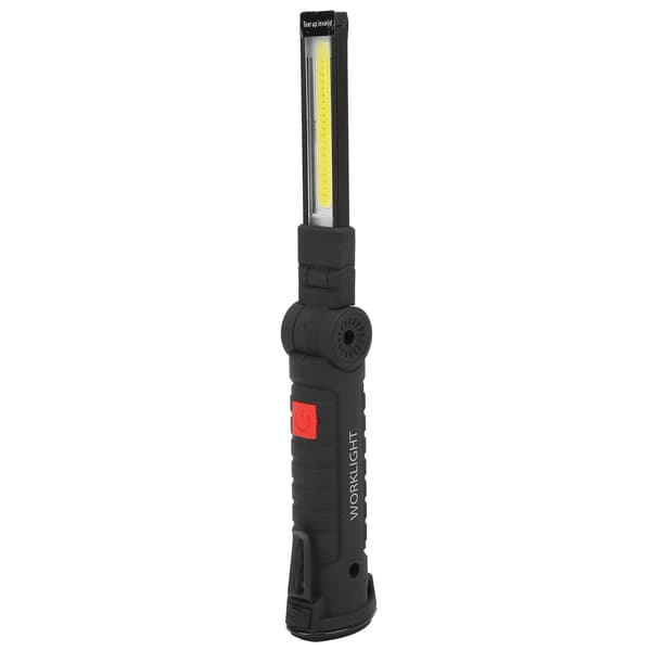 Oppladbar USB Sammenleggbar Multifunksjonell COB LED Lomme Arbeids Camping Lommelykt