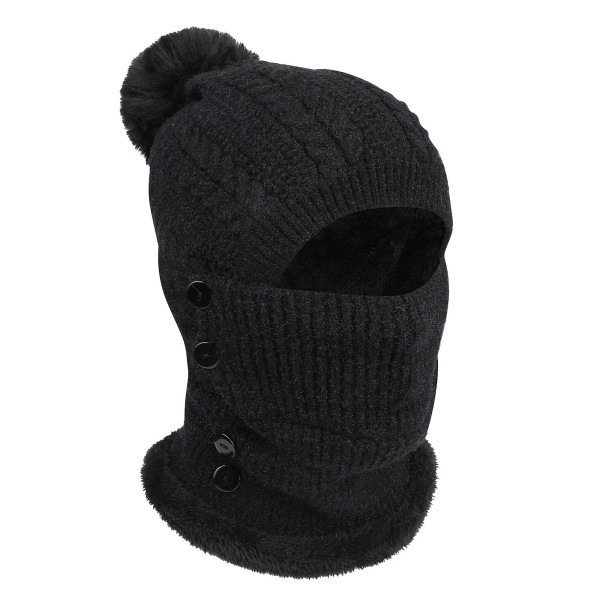 Winter Warm Stickad Capneck Warmer Sets