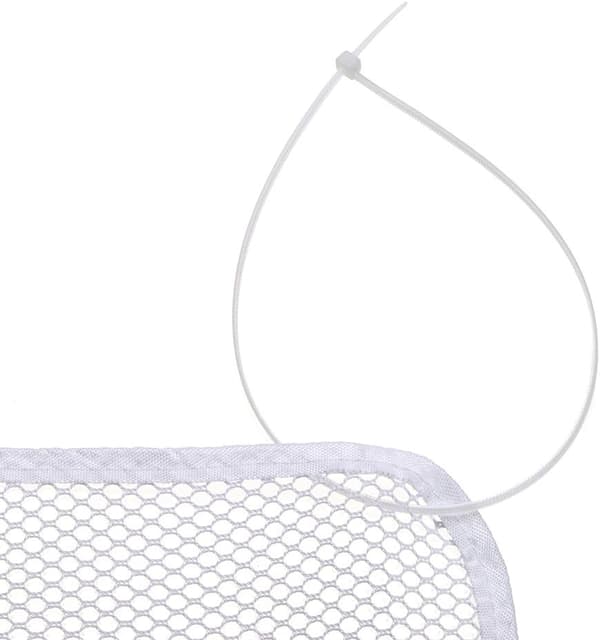 【DT】2 meter (vit) Skyddsnät för spädbarn och barn, säkerhetsnät för