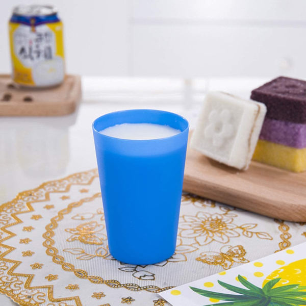3st 260ML blå plastmuggar Hemma dricksfest blue