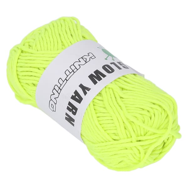 164 ft Selvlysende Chunky Garn DIY Polyester Glød Strikkegarn til Tæppe Sweater Hat Farve 3