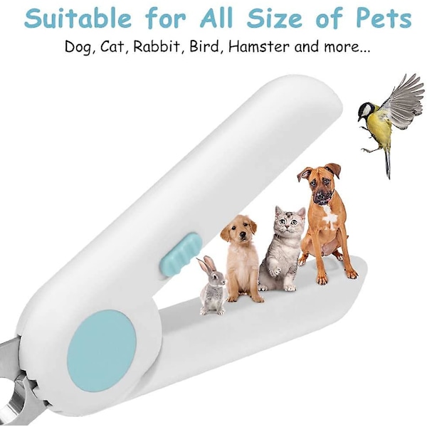 Cat Dog Nagelklippare Och Trimmer, Pet Nagelklippare Med Led