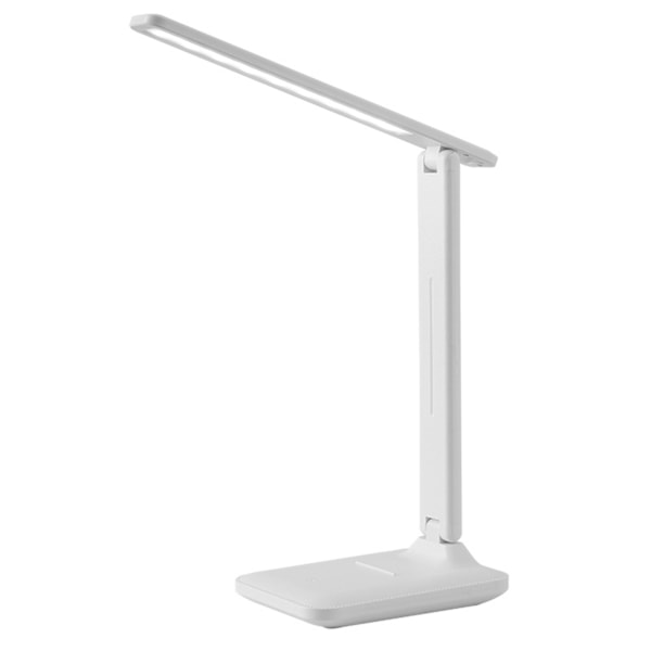 Oppladbar LED Skrivebordslampe med Berøringsdimming, Øyebeskyttelse og 180-Graders Sammenleggbart Stativ