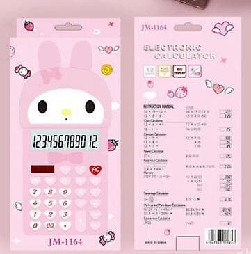 Kompakt Sanrio Kalkulator 12-sifret LCD-skjerm