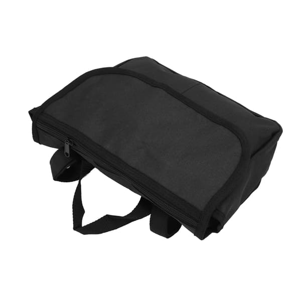 Walker Taske 600D Polyester 3 Store Lommer Letvægts Scooter Kørestol Opbevaringstaske Sort