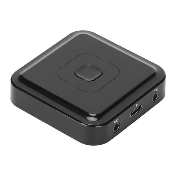 Bluetooth 5.0 Bil Audio Adapter Trådløs Sender Mottaker Håndfri Samtaler Støyreduksjon Aux Lyd
