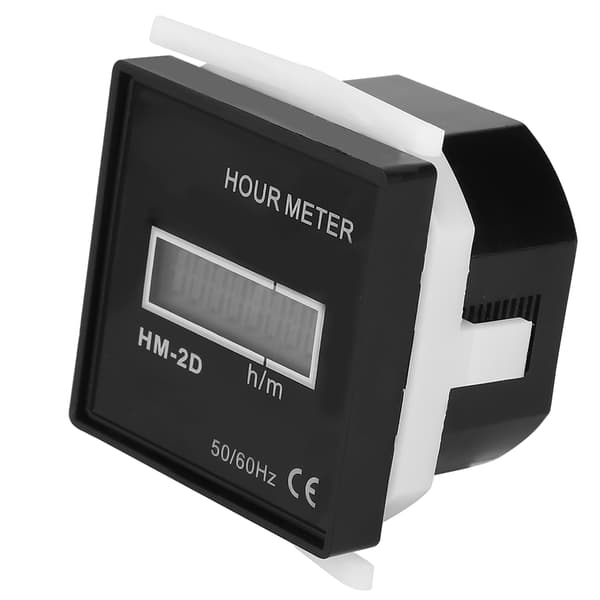 HM 2D Digital Elektrisk Tæller AC 100 240V LCD Display Tidsmåler