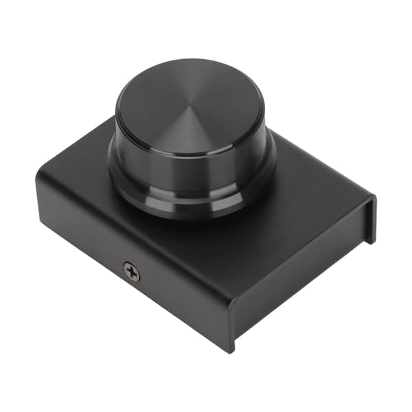 Sort USB Volumenkontrolknap En-knap Lydløs Metalkabinet 2m 6.6ft Kabel Windows