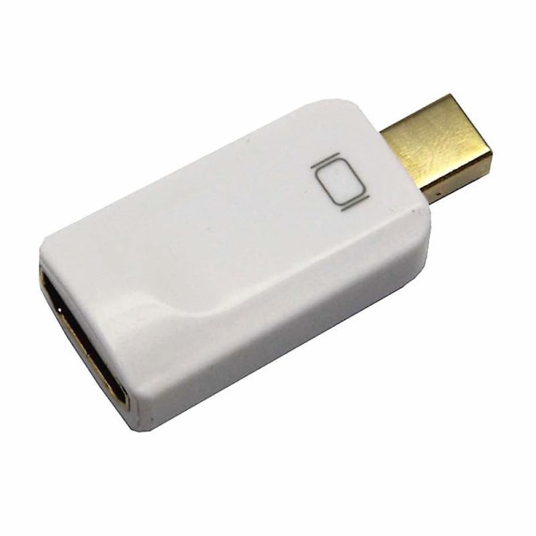 Mini Dp till HDMI-adapter 4k HD-videoadapter white