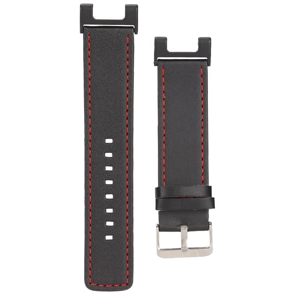 Læder Smart Watch Rem Udskiftning til Amazfit T Rex Pro Sort