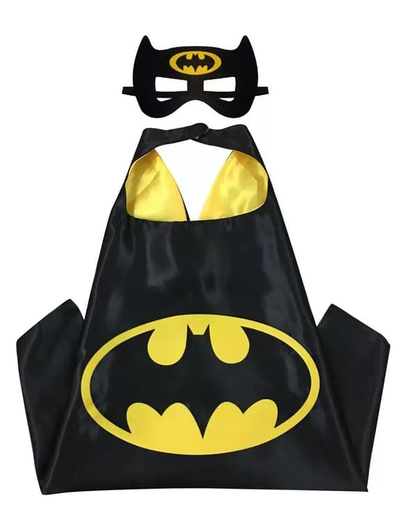 Superheltkappe Kostyme for Barn, Halloween Cosplay Kappe, Fest Kostymekappe**Batman Batman
