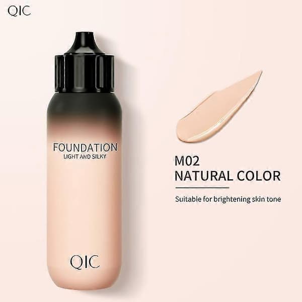 Let Silkeagtig Flydende Foundation Makeup Isolation Fugtgivende Dækker Mørke Rande Co[dt]