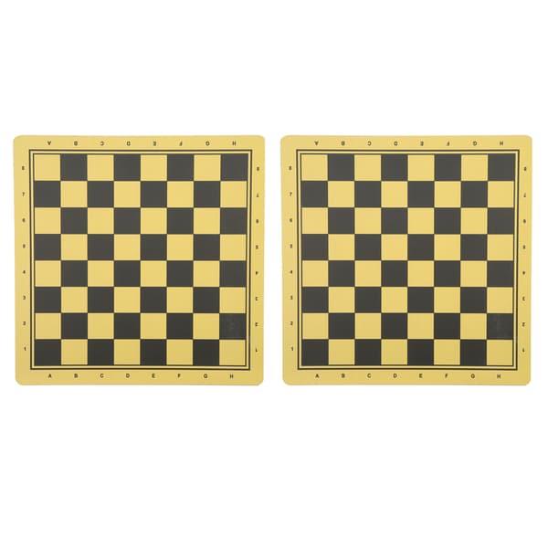 2 stk Træ Dobbeltsidet skakbræt Backgammon Dobbeltfunktion Brætspil Tilbehør