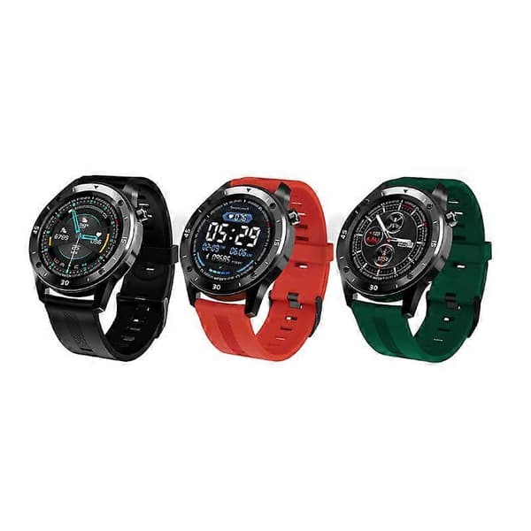 Fitness smartur Bluetooth guld dame pulsmåler smart armbånd Sort[dt] Black