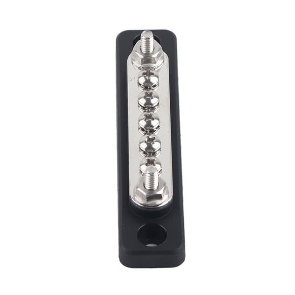 5 Position Samleskinne Elektrisk Terminal Junction Block med 2 Stud AC 300V DC 48V