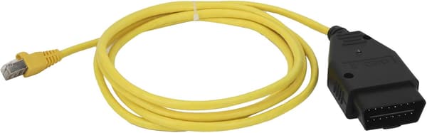 [DT]Ethernet til OBD-kabel, OBD2-kabel Ethernet til OBD-kabel ENET Interface Data Coding Diagnostic Tool Egnet Kompatibel med F/1/3/5/7-serien